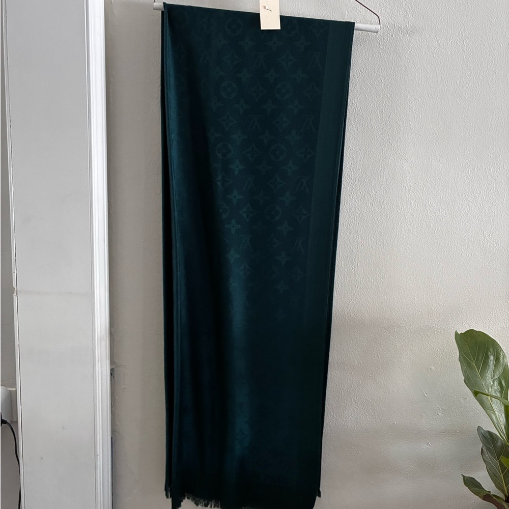 Louis Vuitton Deep Green Monogram Skirt